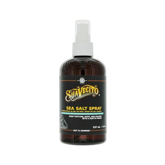 Suavecito Sea Salt Spray, for All Hair Types, 8 oz Bottle