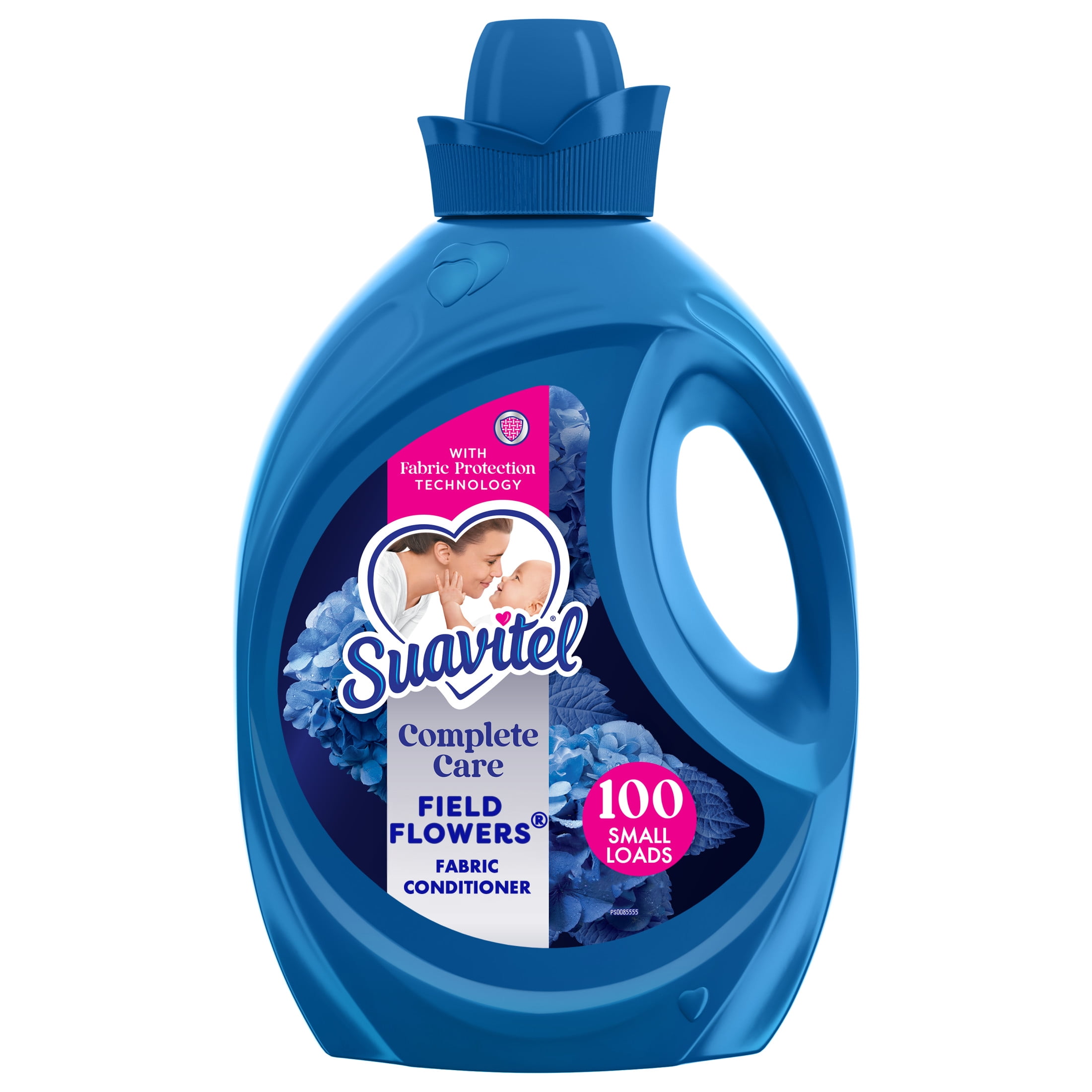Suavitel Complete Liquid Fabric Softener, Fabric Conditioner, Field Flowers Scent, 100 fl oz Bottle