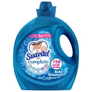 Suavitel Complete Liquid Fabric Softener and Conditioner, Field Flowers, 158 oz, 158 Small Loads