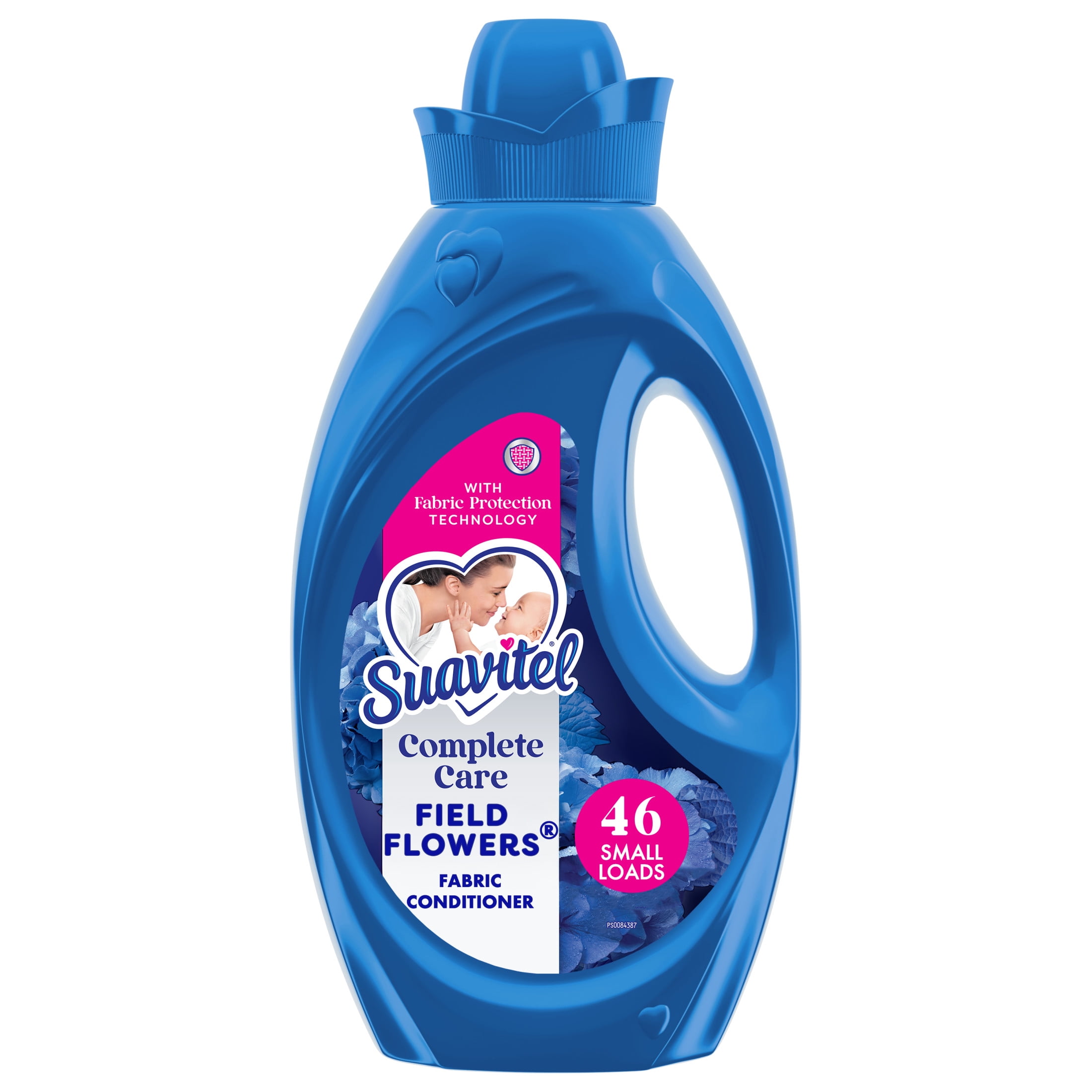 Suavitel Complete Liquid Fabric Softener, Fabric Conditioner, Field Flowers Scent, 46 fl oz Bottle
