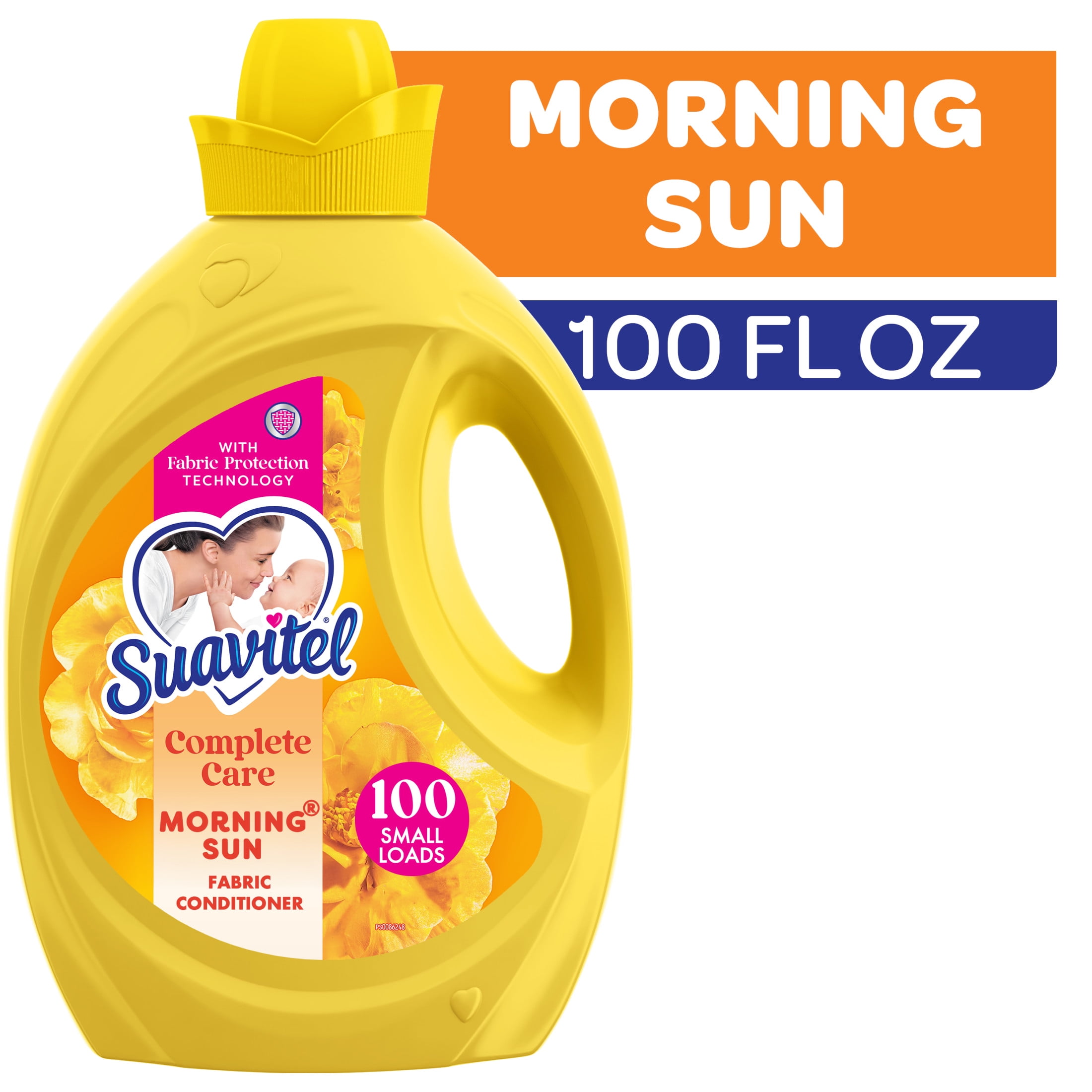 Suavitel Complete Liquid Fabric Softener, Fabric Conditioner, Morning Sun Scent, 100 fl oz Bottle