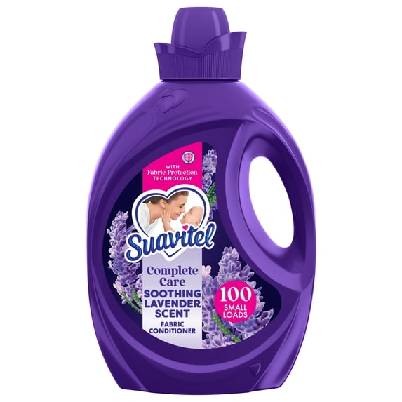 Suavitel Complete Liquid Fabric Softener with Fabric Protection, Lavender Scent, 100 fl oz