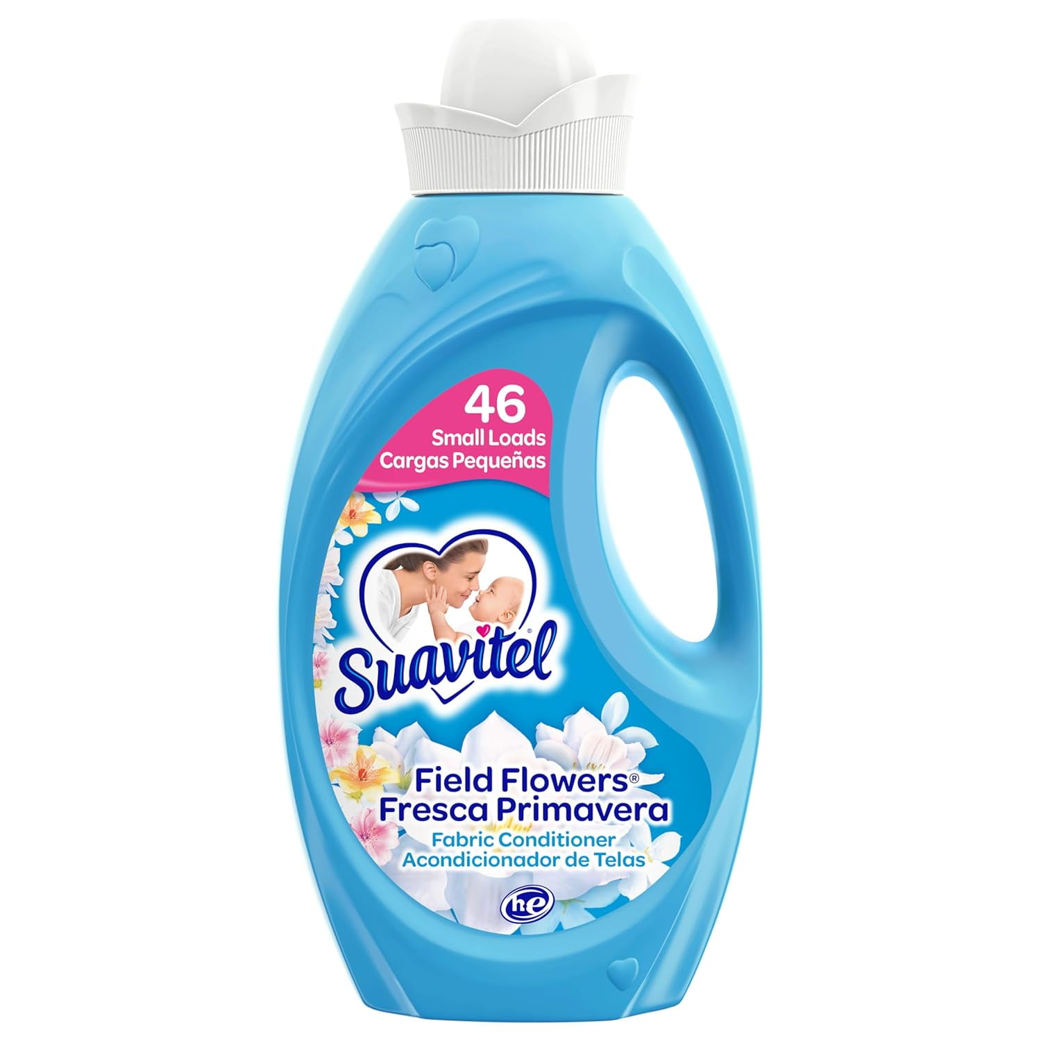 Suavitel Fabric Softener, Field Flowers, 46 oz (Pack of 6)