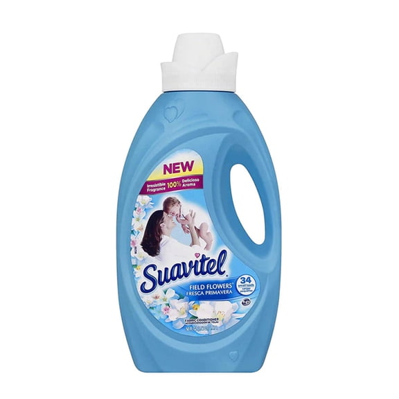 Suavitel Liquid Field Flower (Blue) HE 46 Small Loads 46 oz