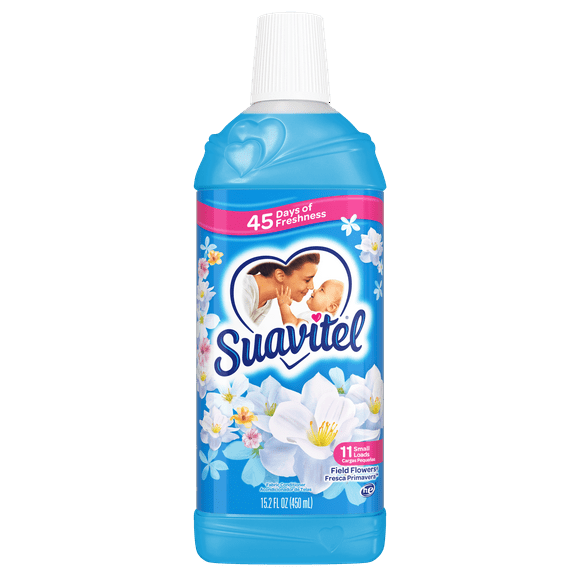 Suavitel Liquid Fabric Softener, Field Flowers - 11 Small Loads