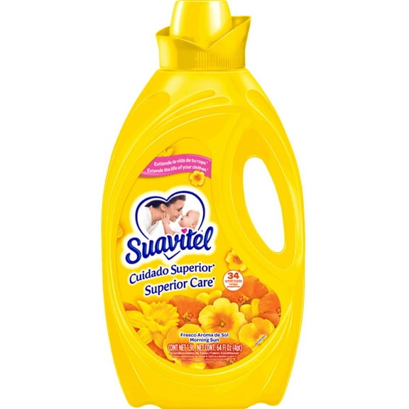Suavitel Liquid Fabric Softener, Morning Sun, 64 fl oz