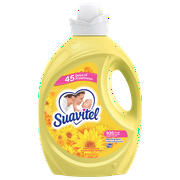 Suavitel Liquid Fabric Softener and Conditioner, Morning Sun, 105 oz, 105 Small Loads
