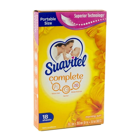 Suavitel Softener Sheet Morning Sun 18 ct