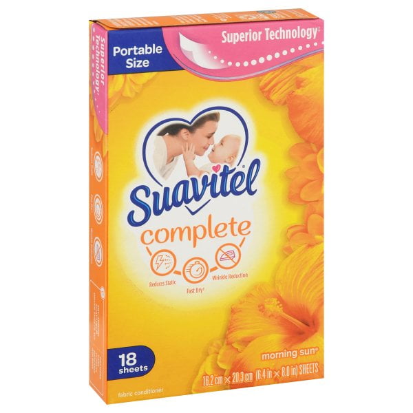 Suavitel Morning Sun Dryer Flexible Sheet, 18 Sheets