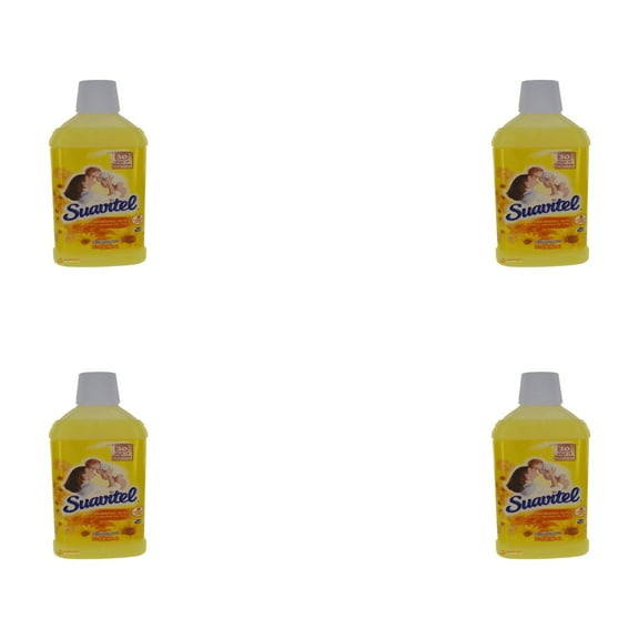 Suavitel Morning Sun Fabric Conditioner, Fresh Morning Fragrance, (11 fl oz) x 4 Pack – Lasting Freshness & Softness