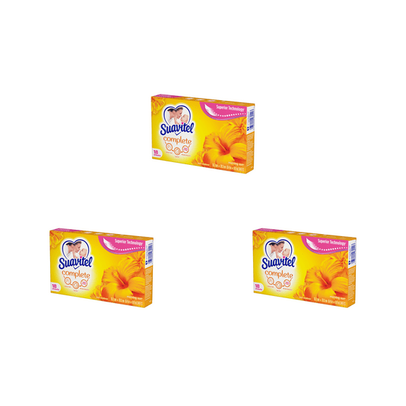 Suavitel Morning Sun Sheets 15 ct 3 Pack (315 Sheets)