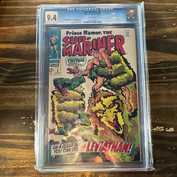 Sub-Mariner #3 - CGC 9.4 Comic Book