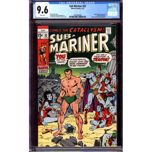 Sub-Mariner #33 - CGC 9.6 Comic Book