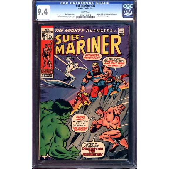 Sub-Mariner #35 - CGC 9.4 Comic Book