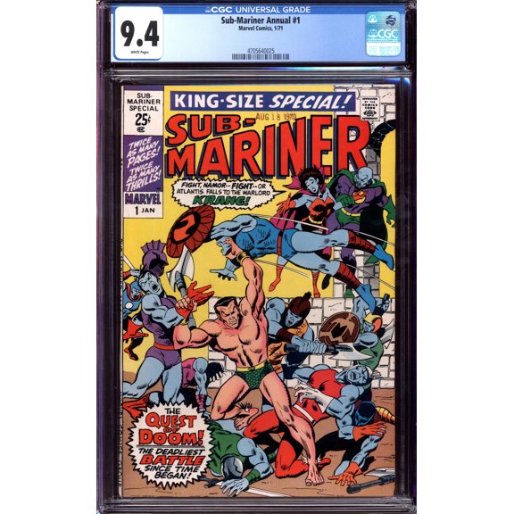 Sub-Mariner Annual #1 - CGC 9.4 Comic Book