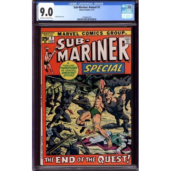 Sub-Mariner Annual #2 - CGC 9 Comic Book
