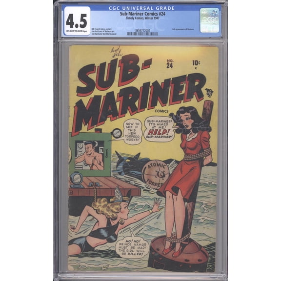 Sub-Mariner Comics #24 - CGC 4.5 Comic Book