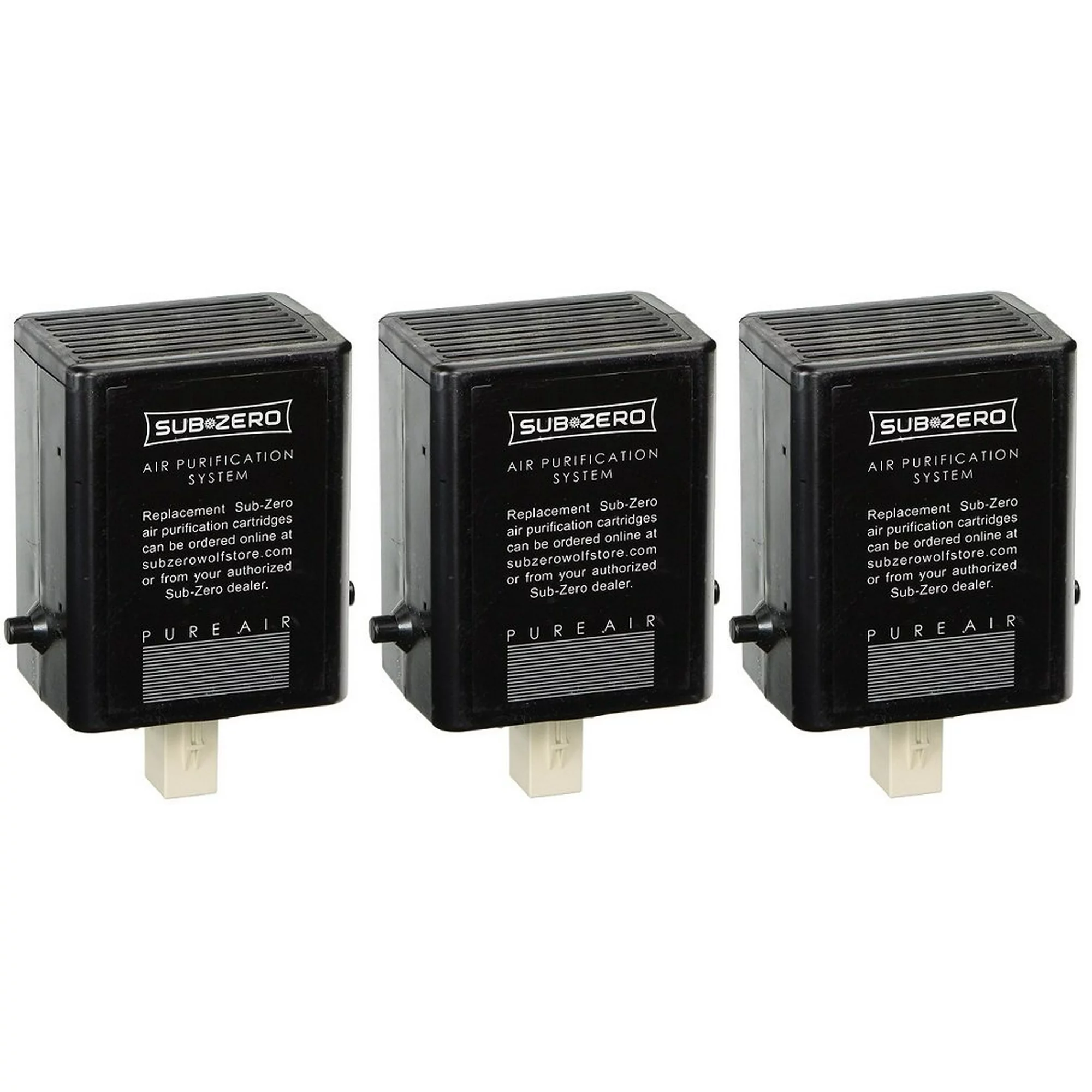 SubZero 7007067 Refrigerator Air Purification Filters, Microbiological System, Pack of 3