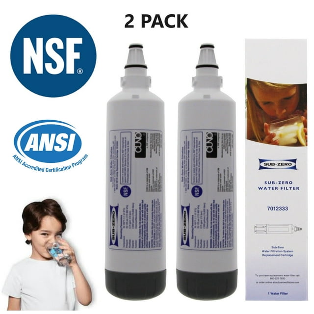 SubZero 7012333 UC15 Refrigerator Ice Maker Water Filter Replacement