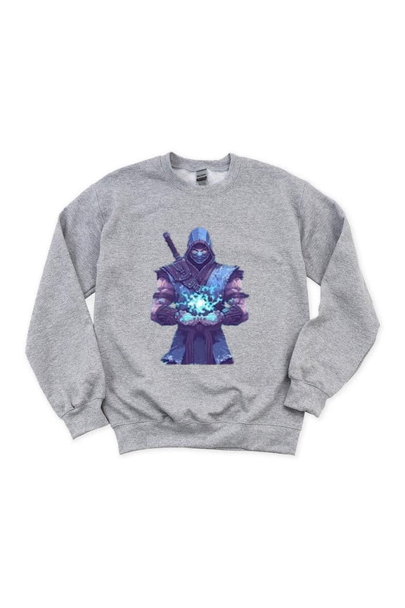 Sub Zero Ice Ninja Classic Video Game Retro Graphic TShirt, for men & women, up to size 5XL