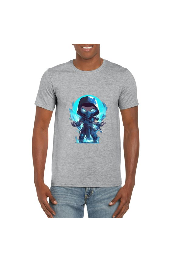 Sub Zero Legendary Fighter Mortal Kombat Fan Art TShirt, for men & women, up to size 5XL