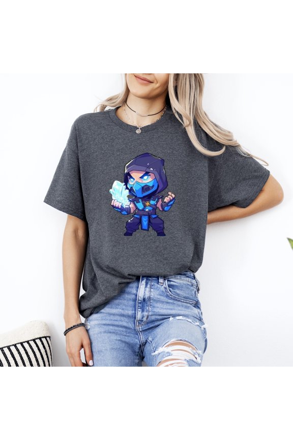 Sub Zero Prime Moment Cool Ice Fighter Gamer TShirt, for men & women, up to size 5XL