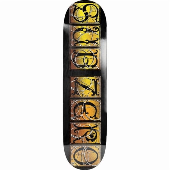 Sub Zero Skateboards Razor Wire Black Skateboard Deck - 8" (Deck Only)