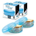 thumbnail image 1 of SubSafe Sandwich Safe, 2 Pack – This Reusable Sandwich Container Keeps Your Sandwich Safe, Not Soggy – For Square Bread – Ideal Boating & Cooler Accessory – As Seen On Shark Tank, Makes a Great Gift, 1 of 7