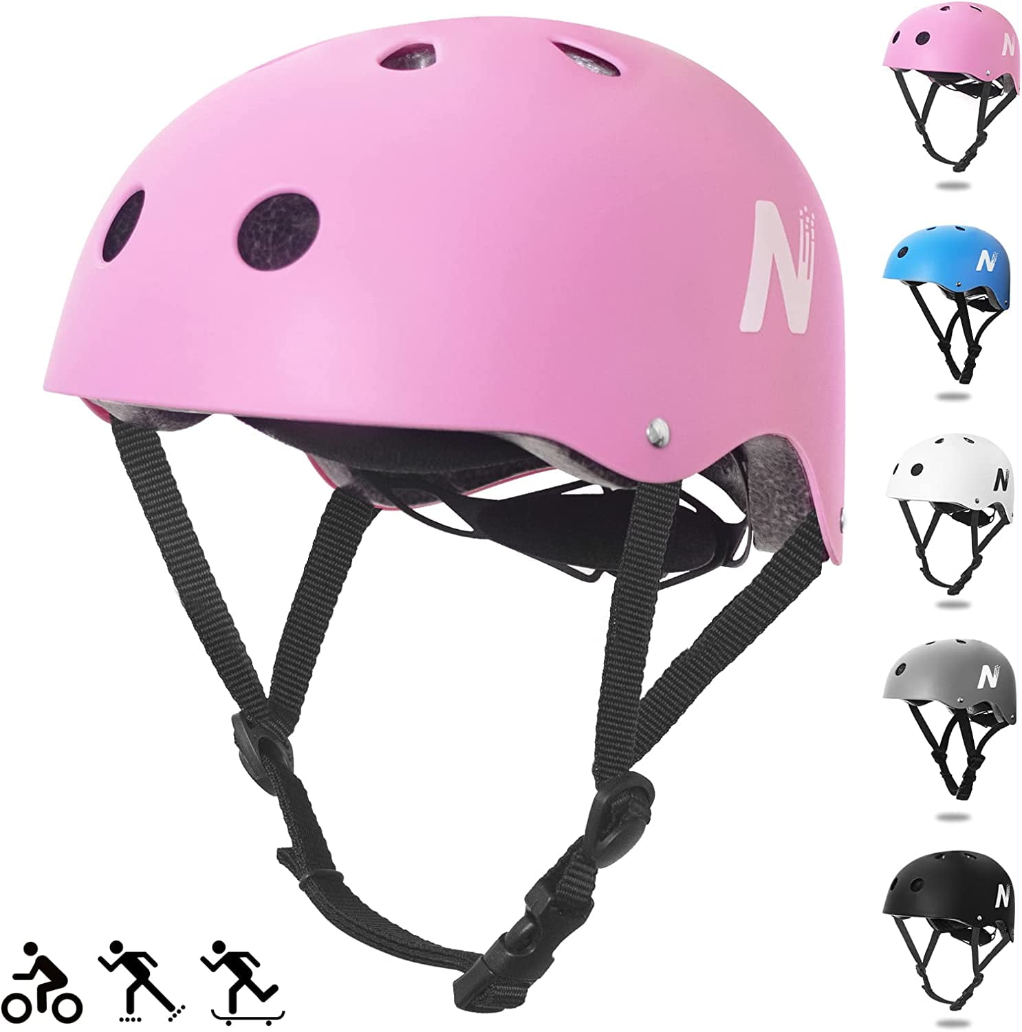 SubSun Kids Bike Helmet Toddler Helmet Boys Girls with Removable Liner