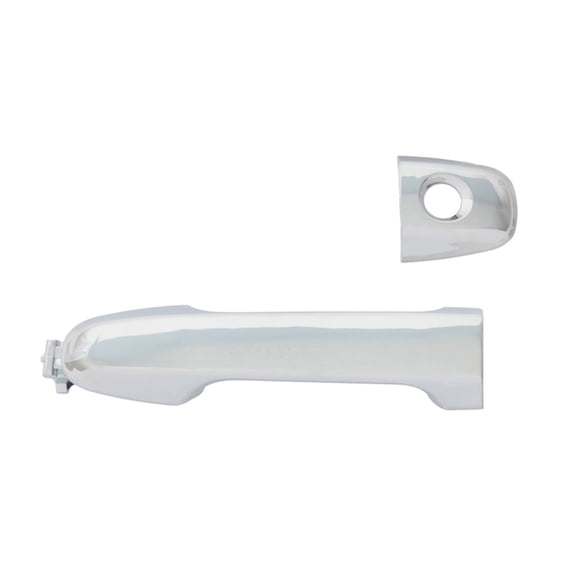 For Subaru Ascent/Forester 2019 Exterior Door Handle Driver Side | Front | All Chrome | With Cover | With Keyhole | Made Of Plastic | Replacement For SU00301592-PFM