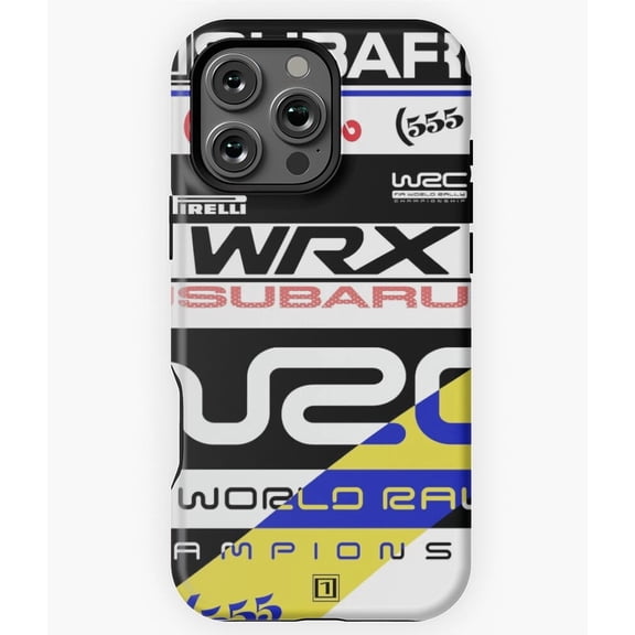 Subaru Car Racing Rally Team M1449 Phone Case for iPhone 17 16 15 14 13 12 11 Pro Max