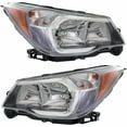 thumbnail image 1 of For Subaru Forester Headlight Assembly 2014 2015 2016 Pair Driver and Passenger Side 2.0L Gray Bezel | SU2502146 | SU2503146 | 84001SG110 | 84001SG100, 1 of 4