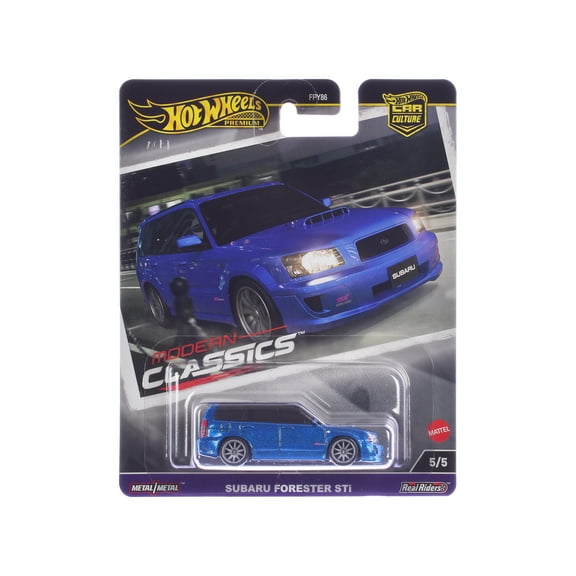 Subaru Forester STi Blue Metallic "Modern Classics" Series Diecast Model Car by Hot Wheels