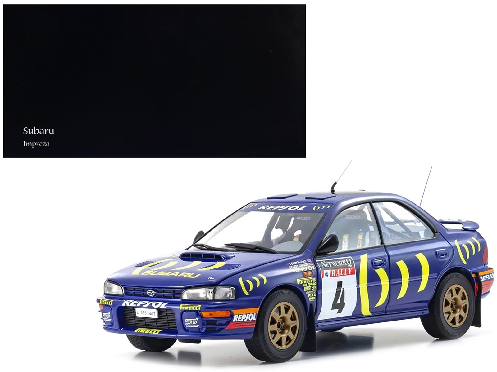 RALLY CAR COLIN McRAE memorial ミニカー　スバル RALLY CAR COLIN McRAE memorial ミニカー スバル - メルカリ