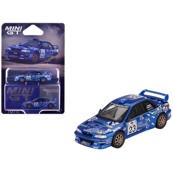 Subaru Impreza WRC99 #23 Richard Burns - Roger Freeman "Acropolis Rally" (2000) Limited Ed 1/64 Diecast Model Car by Mini GT