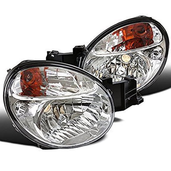 Subaru Impreza WRX Chrome Clear Headlights Head Lights Pair