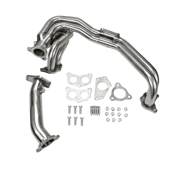 Subaru Impreza WRX/STI 2.0L/2.5L Header Exhaust System, MT001146, 1.5"/2" Inlet/Outlet, CNC Flange, EJ20/EJ25 DOHC Turbo Engine