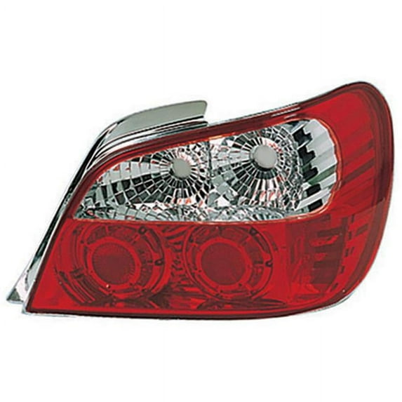 Subaru Impreza Wrx 2002 - 2003 Tail Lamps, Crystal Eyes Ruby Red