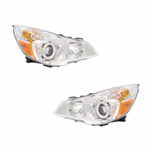 For Subaru Legacy 2010 2011 2012 Headlight Assembly Driver and Passenger Side | Pair | CAPA Certified | Replacement For SU2502136, SU2502136C, SU2503136, SU2503136C | 615343509150, 84001AJ01A