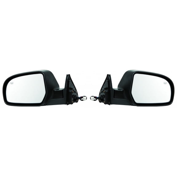 For Subaru Legacy 2012 2013 2014 Door Mirror Driver and Passenger Side | Pair | Power | Heated | Textured | Replacement For 91036AJ15B, 91054AJ15A | SU1320138