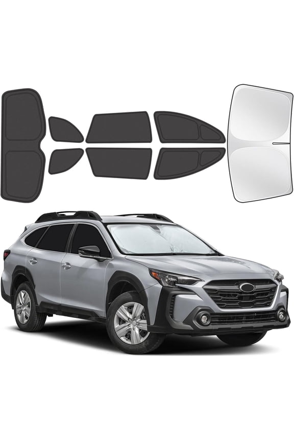 for Subaru Outback 2020-2025 Car Window Shades, 8pcs Privacy Sun Shade Set for Front Windshield Side and Rear Windows, Full Window Covers Keeps vehicle Cool for Camping Napping