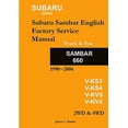 thumbnail image 1 of Pre-Owned Subaru Sambar English Service Manual Paperback, 1 of 1