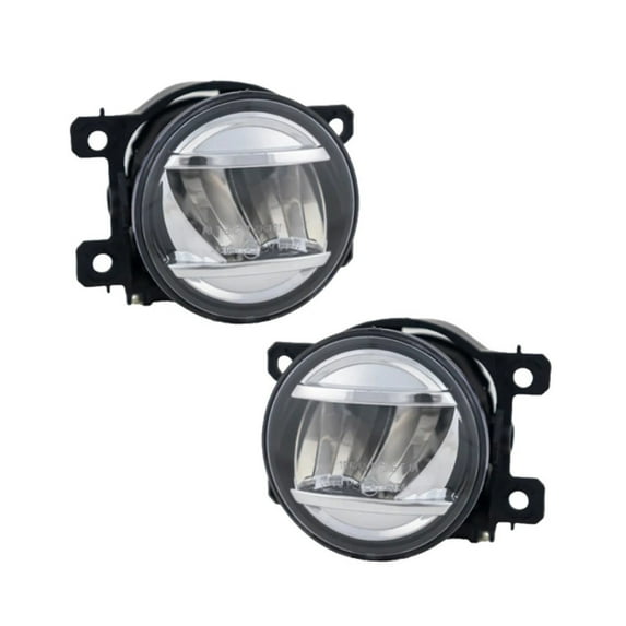 For Subaru WRX 2018 2019 2020 2021 Fog Light Driver and Passenger Side Pair Front LED Clear Lens Hybrid Sedan/Wagon Limited/Premier/Touring Model | SU2592128, SU2593128 | 84501VA010, 84501VA000
