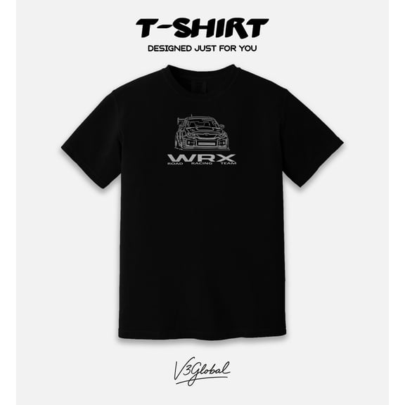 Subaru WRX Retro JDM Rally Car Vintage Graphic Tribute Comfort Color T-Shirt V60264, up to size 4XL