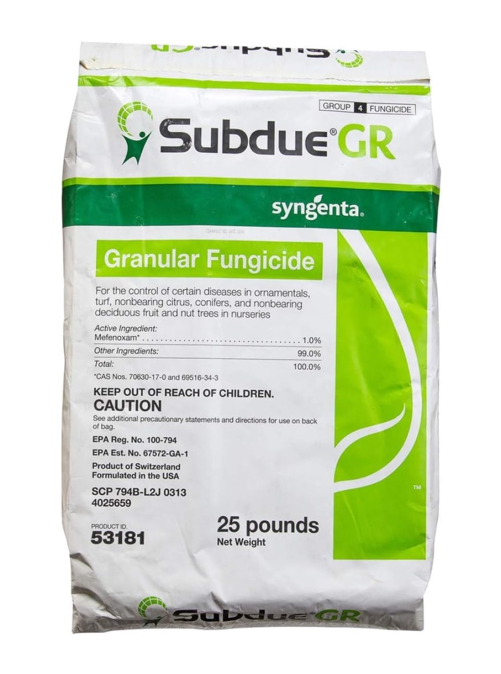 Subdue Subdue GR Fungicide - Controls Plant Diseases Like Mildew and Stem/Root ...