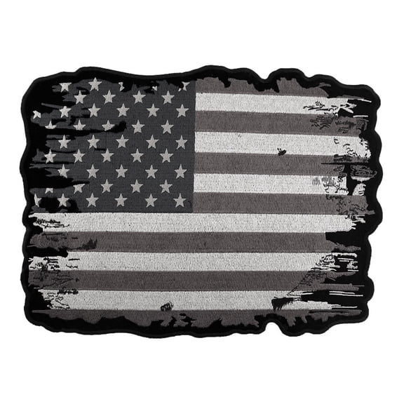 Subdued & Distressed American Flag Patch, Patriotic Patches