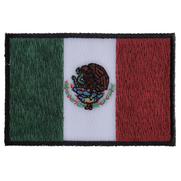 Subdued Mexico Flag Patch
