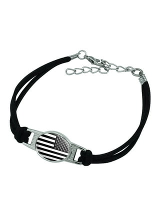 Chasing Fin Fish Hook Pendant Bracelet - Cool 30-Inch Military