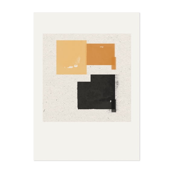 Subdued Whispers - Photography Abstract Geometric Minimalist Modern Art Bauhaus Mid-Century Modern Unframed Wall Art Print 24 x 32 inches