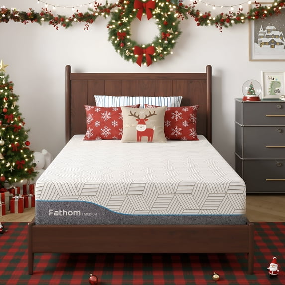 Subfun 10" Twin Mattress Removable Cover Memory Foam Mattress, Medium, CertiPUR - US® Certified Foam